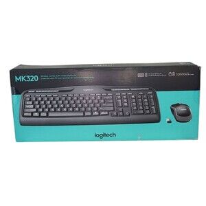Logitech Wireless Desktop MK320 Cordless Keyboard & Mouse 920002836 New In Box